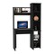 Tuhome 17.8 in. D X 63.9 in. H, 38.7 in. W X Laminate, Black ELW3938 - alternate 4
